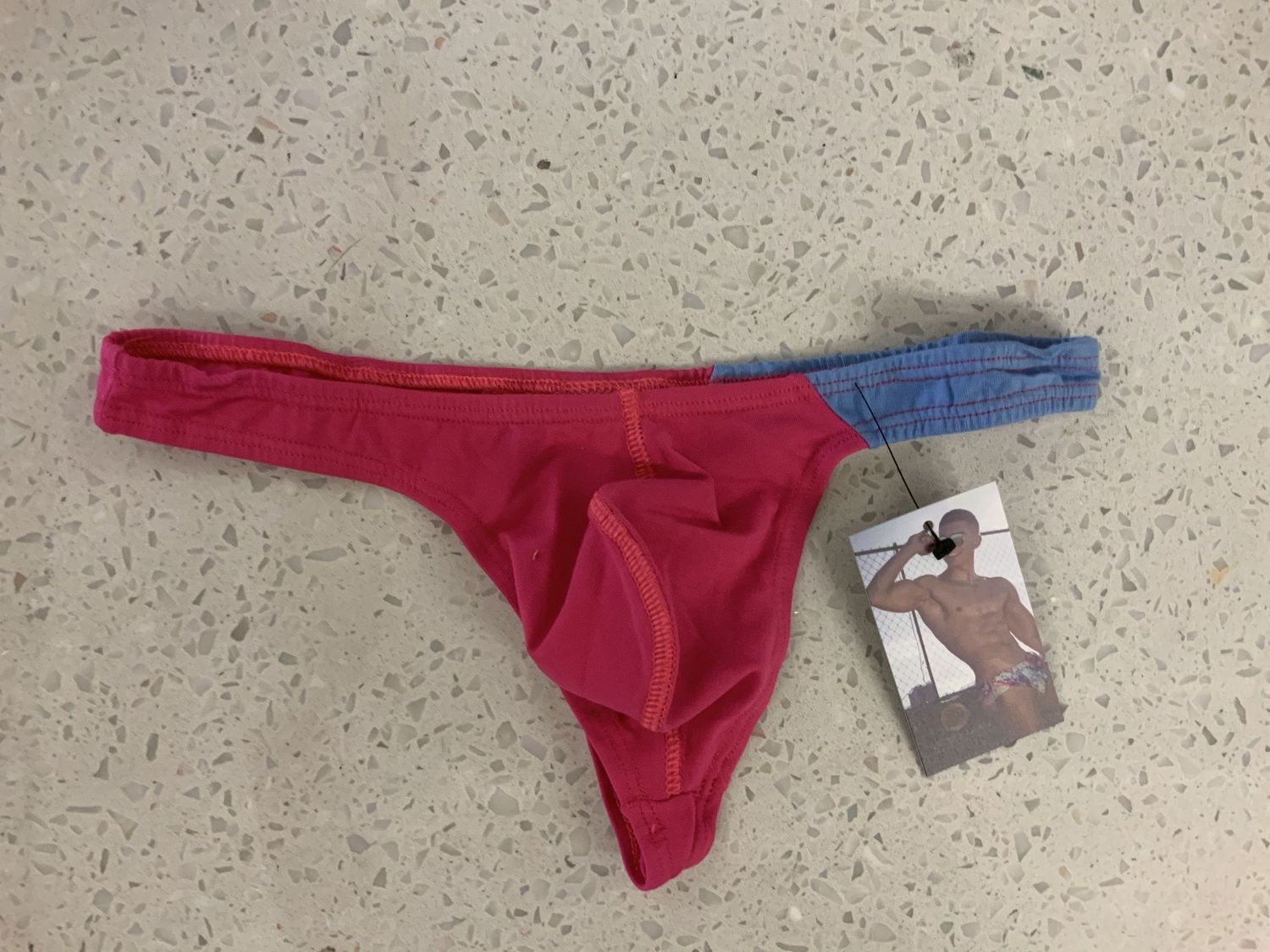 Thong, Size: Large, Color: Cotton Ball