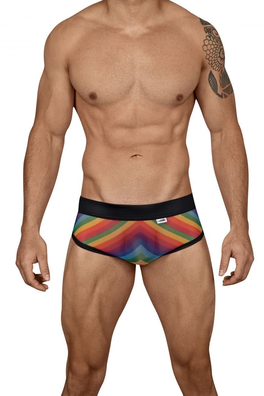 Rainbow Pride Briefs, Size: Small