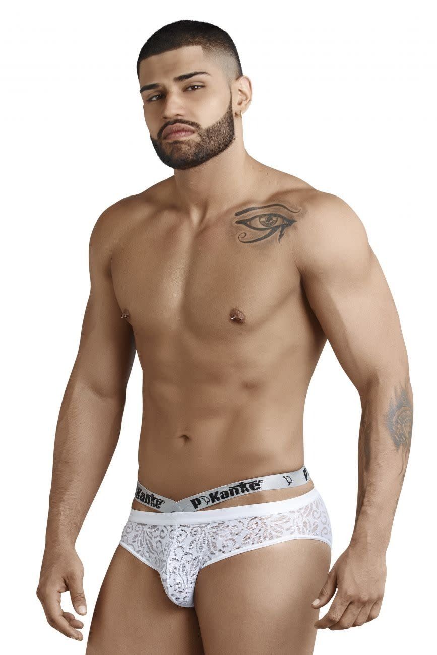 Frenzy Briefs - White, Size: Medium