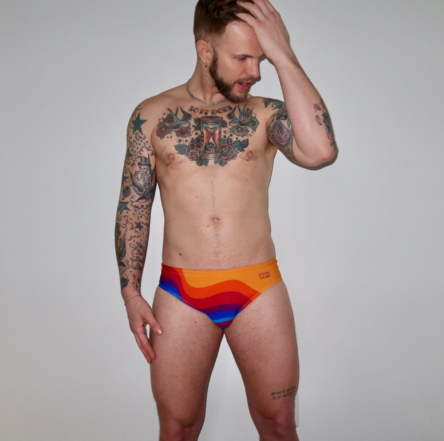Swim Brief, Size: Small, Color: Afterglow