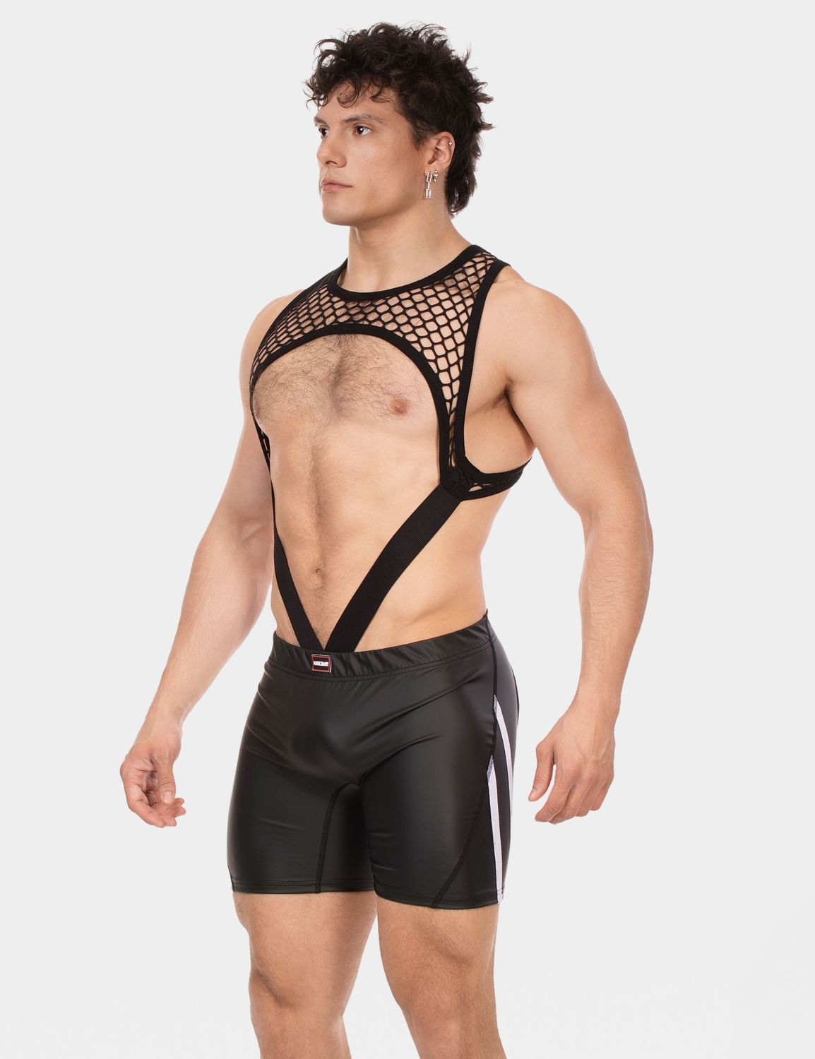 Almas Mesh Harness, Size: Medium, Color: Black
