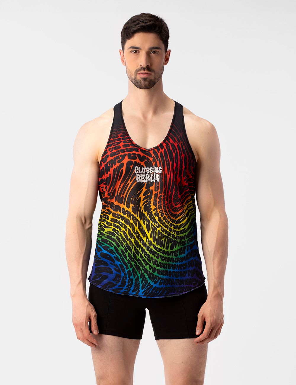 Pride Gym Tank, Color: Black, Size: Large