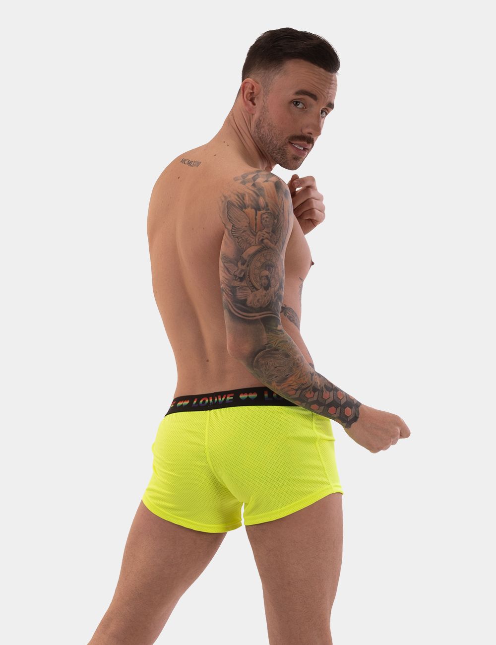 Riva Short, Color: Neon Green, Size: Large
