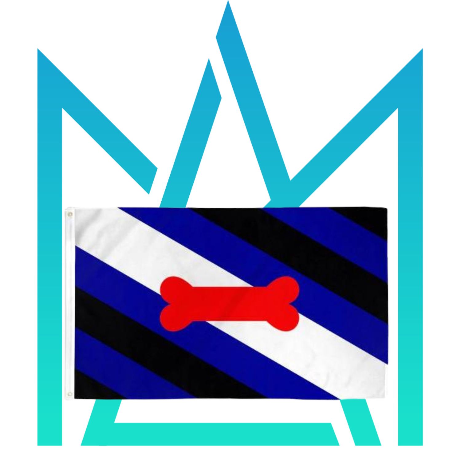 Polyester Puppy Pride Flag 3' x 5'