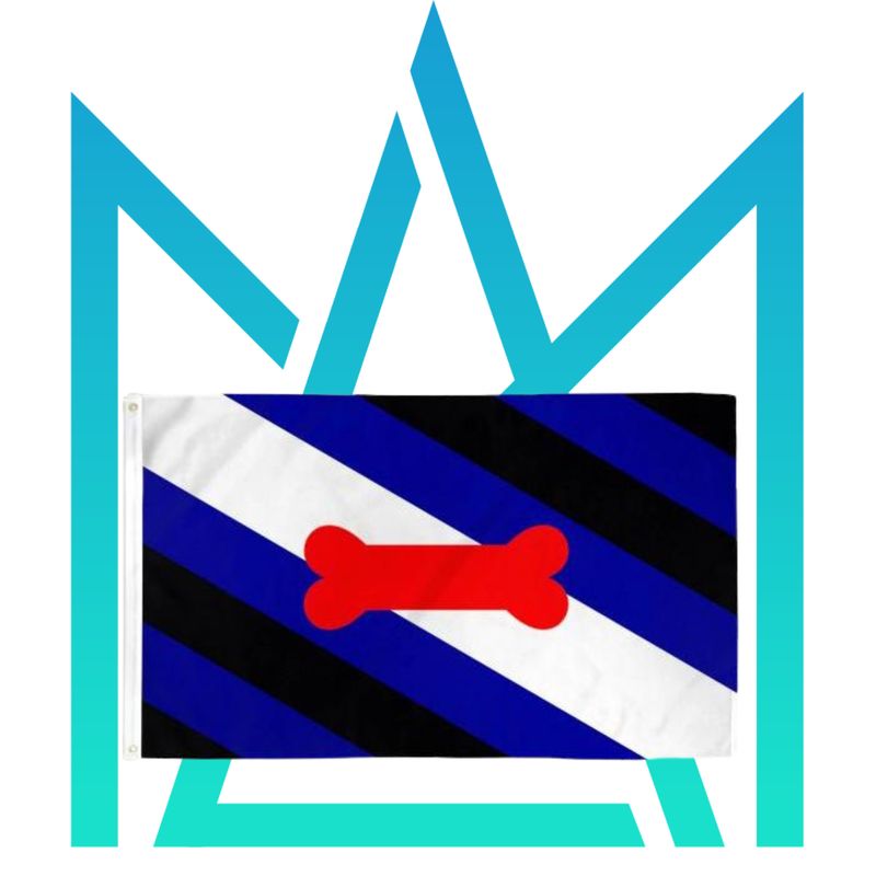 Polyester Puppy Pride Flag 3' x 5'