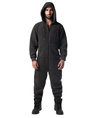 Teddy Union Suit - Magnet Grey