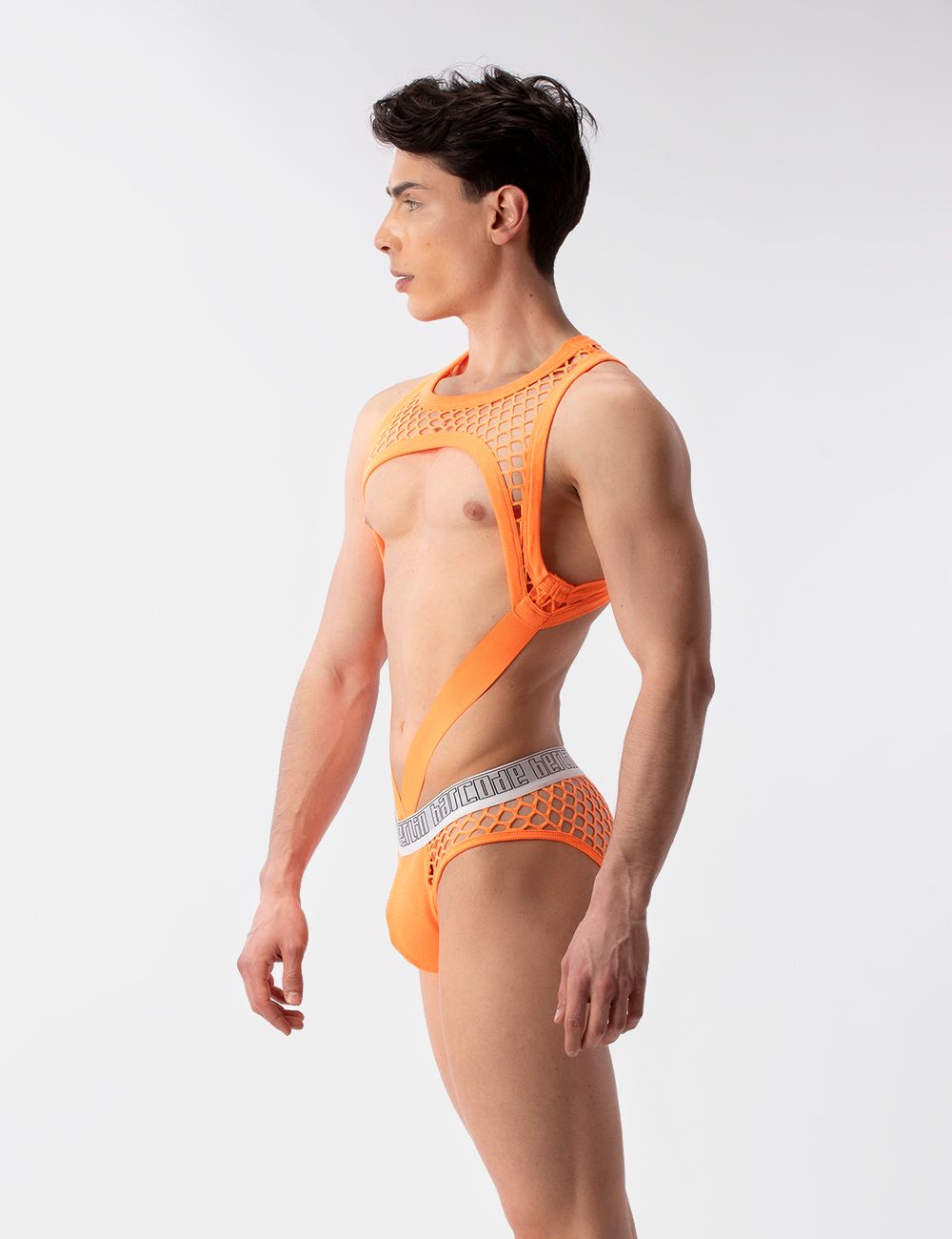 Almas Mesh Harness, Color: Neon Orange, Size: Medium