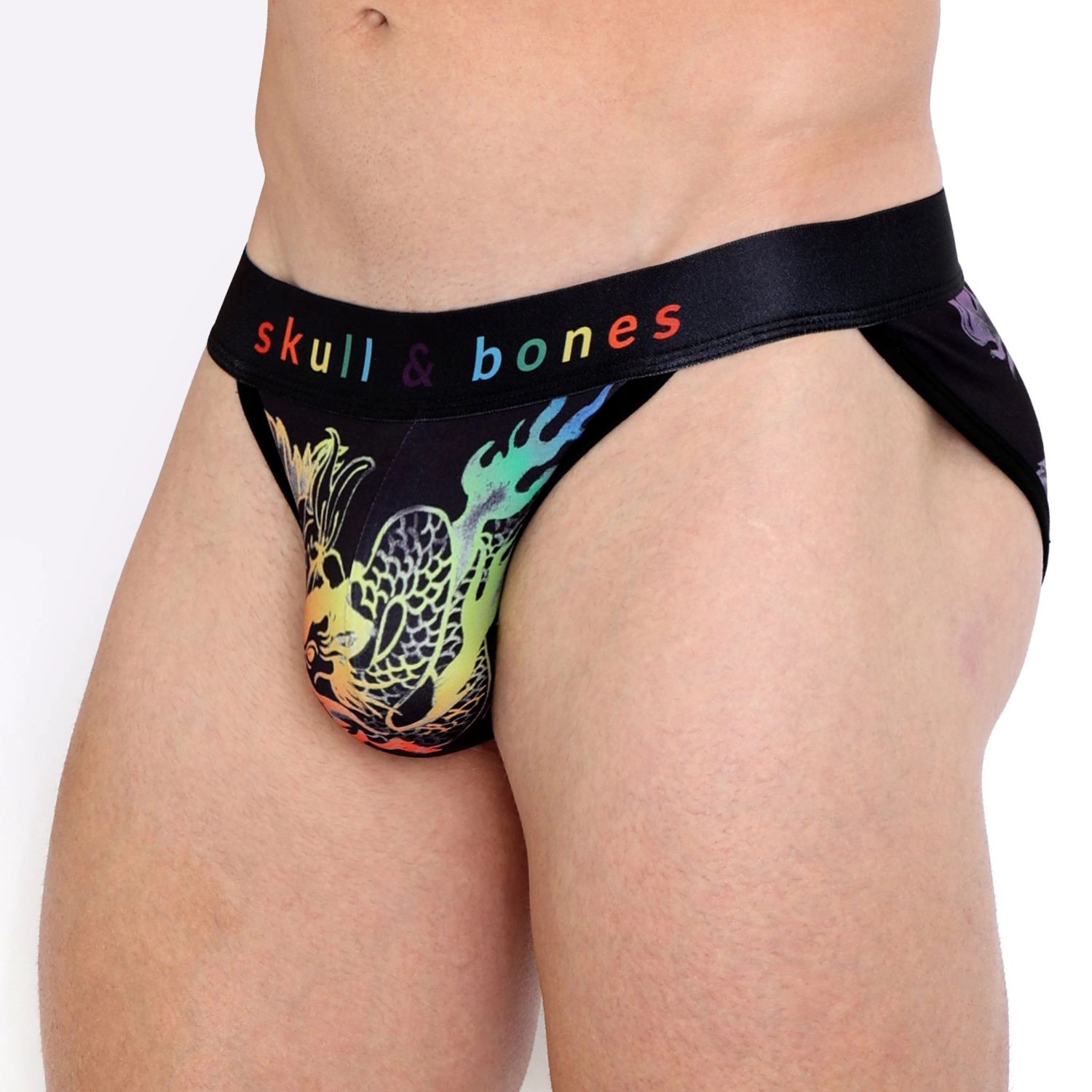 Ombre Japanese Dragon Sport Brief, Size: Small