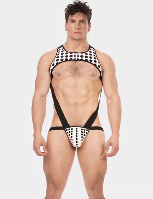 Lola Body Harness - Black/White