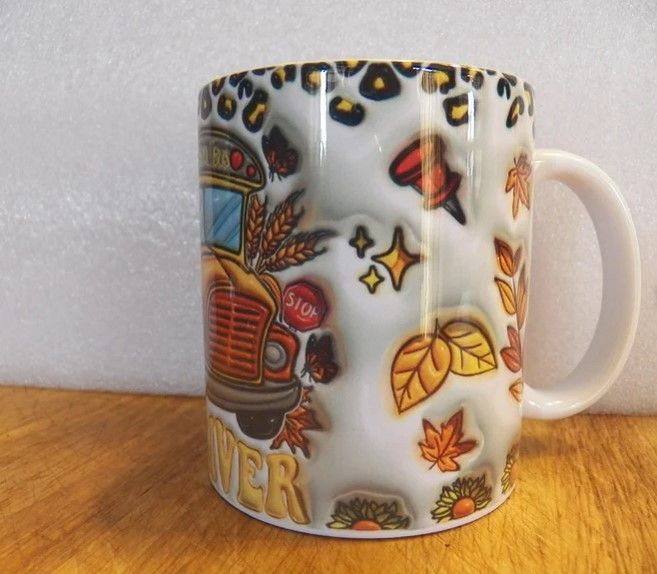 3D Bus Driver Coffee Mug