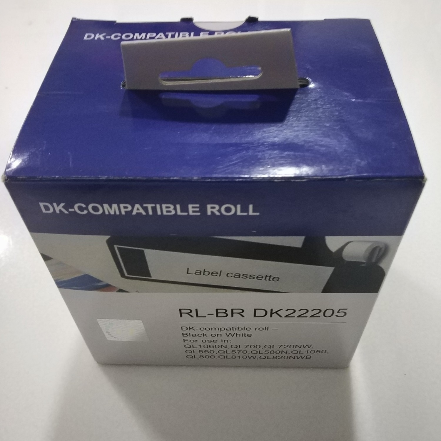 Compatible Roll Label Cassette, Dk 22205 62mm x 30.48metres Compatible Roll Label Cassette, Dk 22205 62mm x 30.48metres