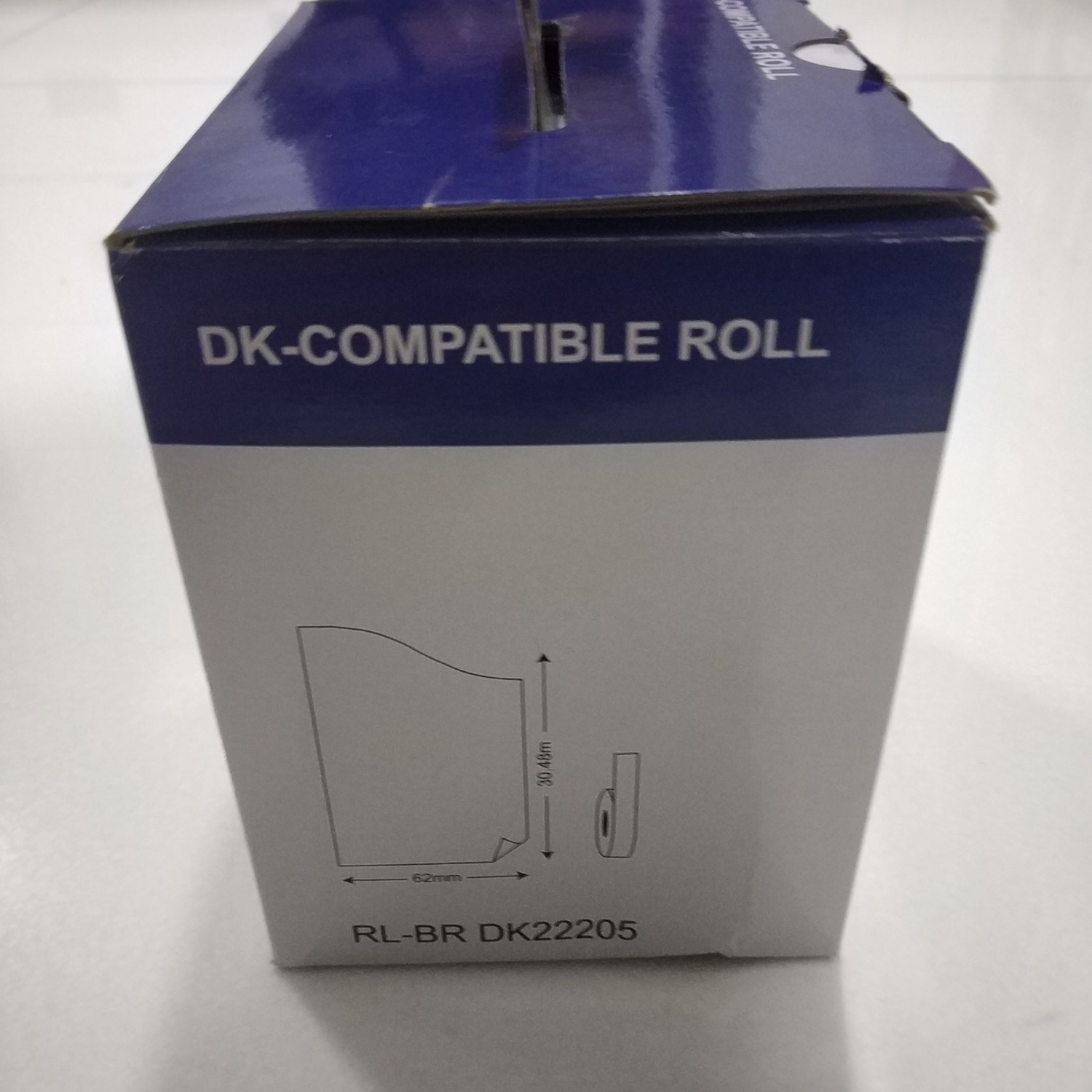 Compatible Roll Label Cassette, Dk 22205 62mm x 30.48metres Compatible Roll Label Cassette, Dk 22205 62mm x 30.48metres