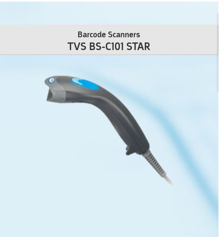 TVS BS-C101 Star 1D Barcode Scanner