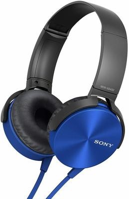 Sony MDR-XB450 On-Ear EXTRA BASS Headphones Blue Without Mic