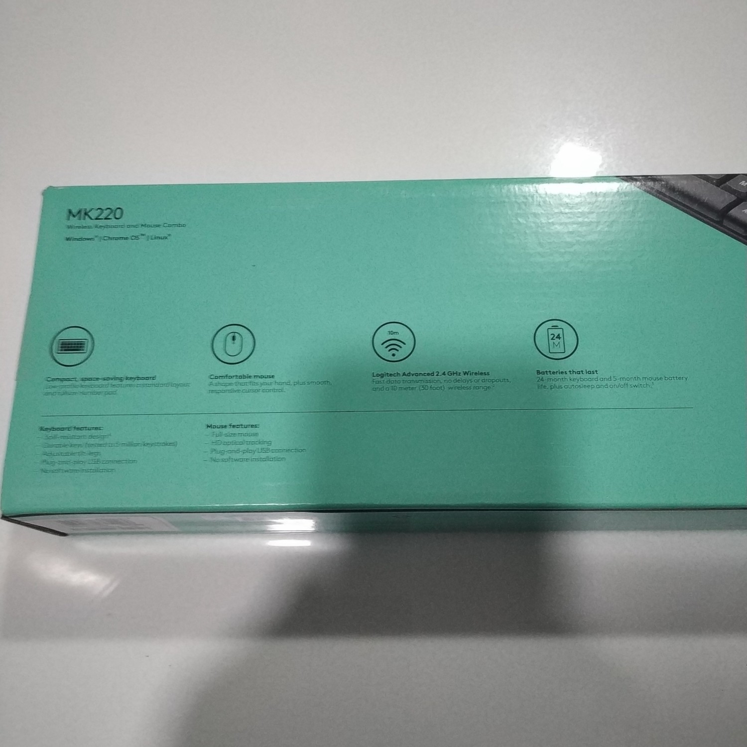 Logitech MK220 Small Wireless Keyboard Mouse