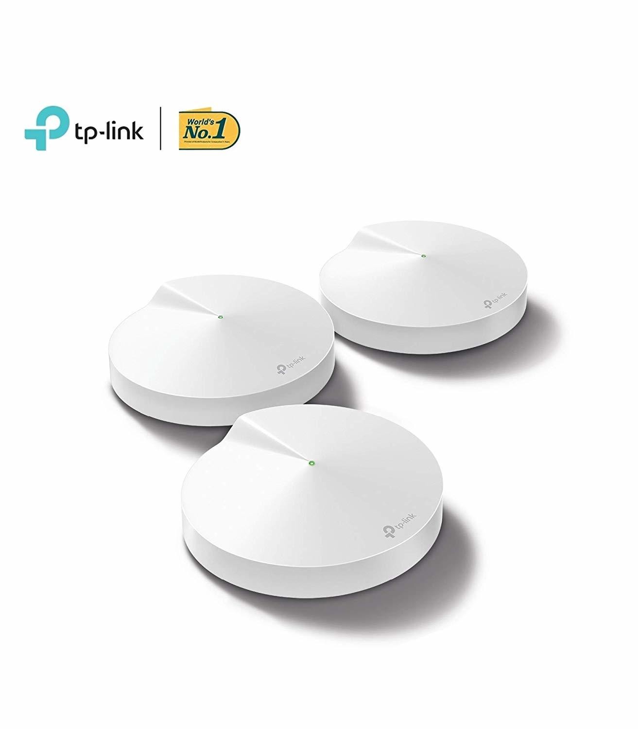 TP Link Deco M9 Plus AC2200 Smart Home Mesh Wi-Fi System, Pack of 3