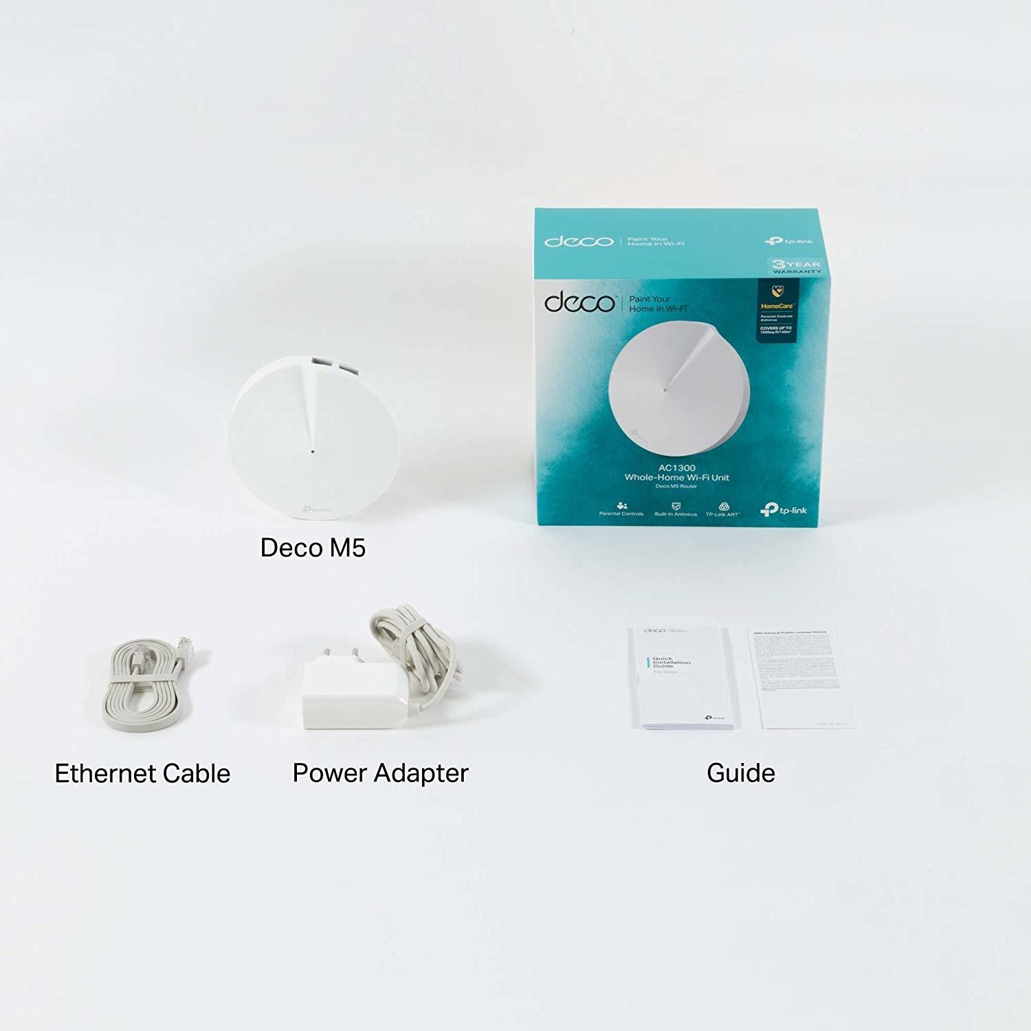 TP-Link Deco M5 Home Wi-fi System Mesh Router, Pack of 1