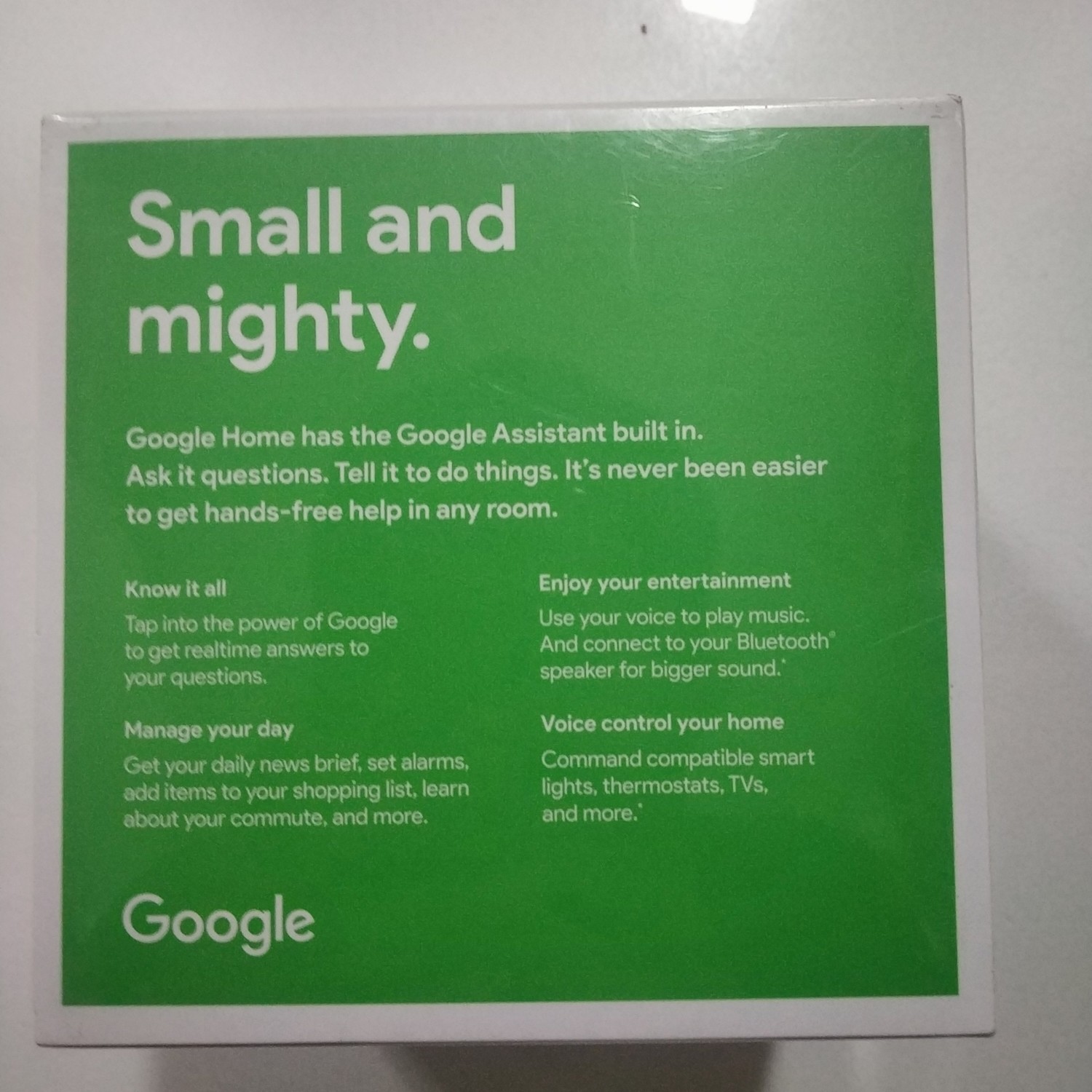 google home mini to do list