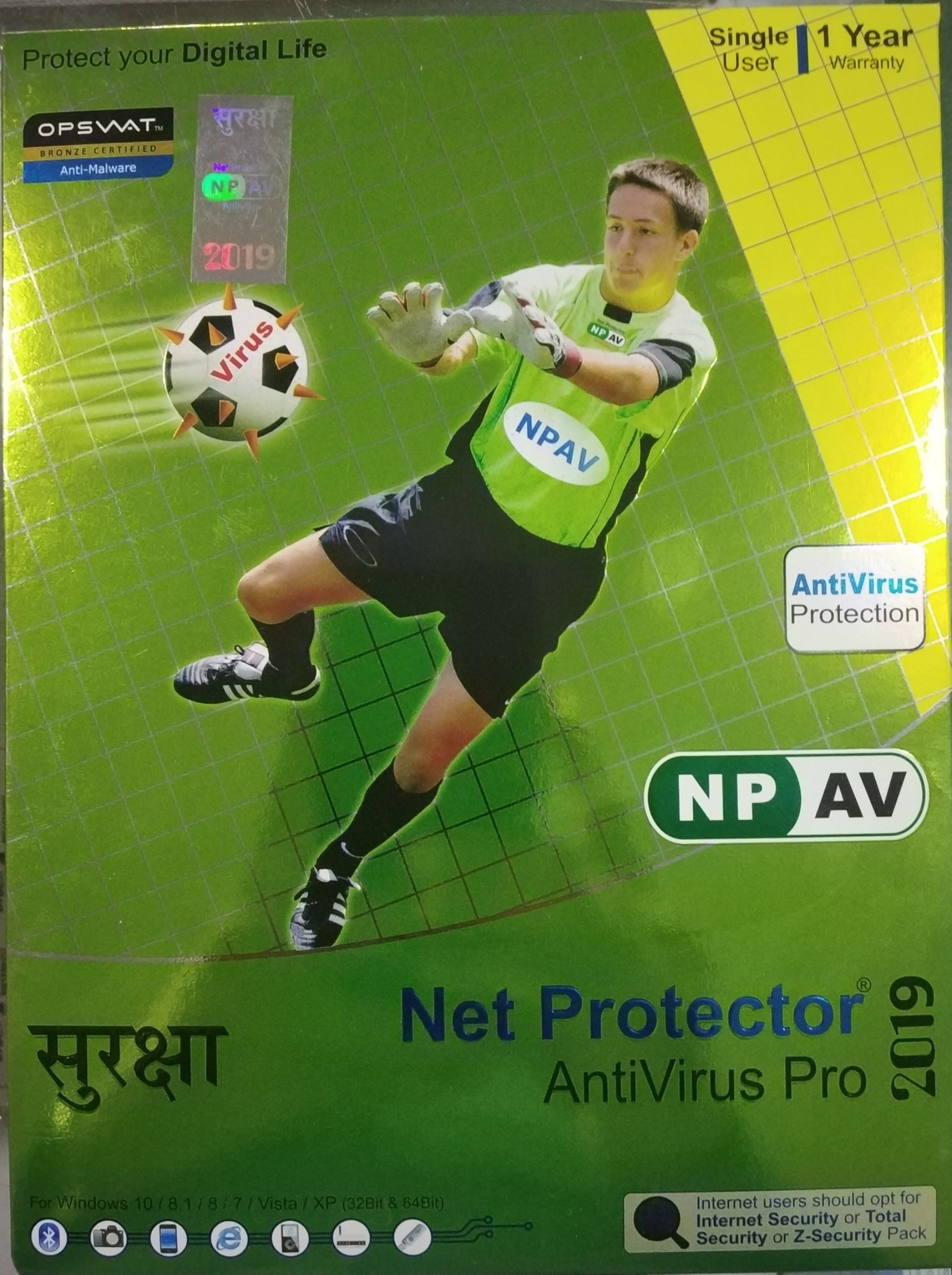 1 User, 1 Year, Net Protector Antivirus Pro – Rs.205 – LT Online Store