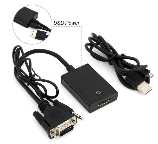 VGA to HDMI Adapter with audio VGA to HDMI Adapter with audio