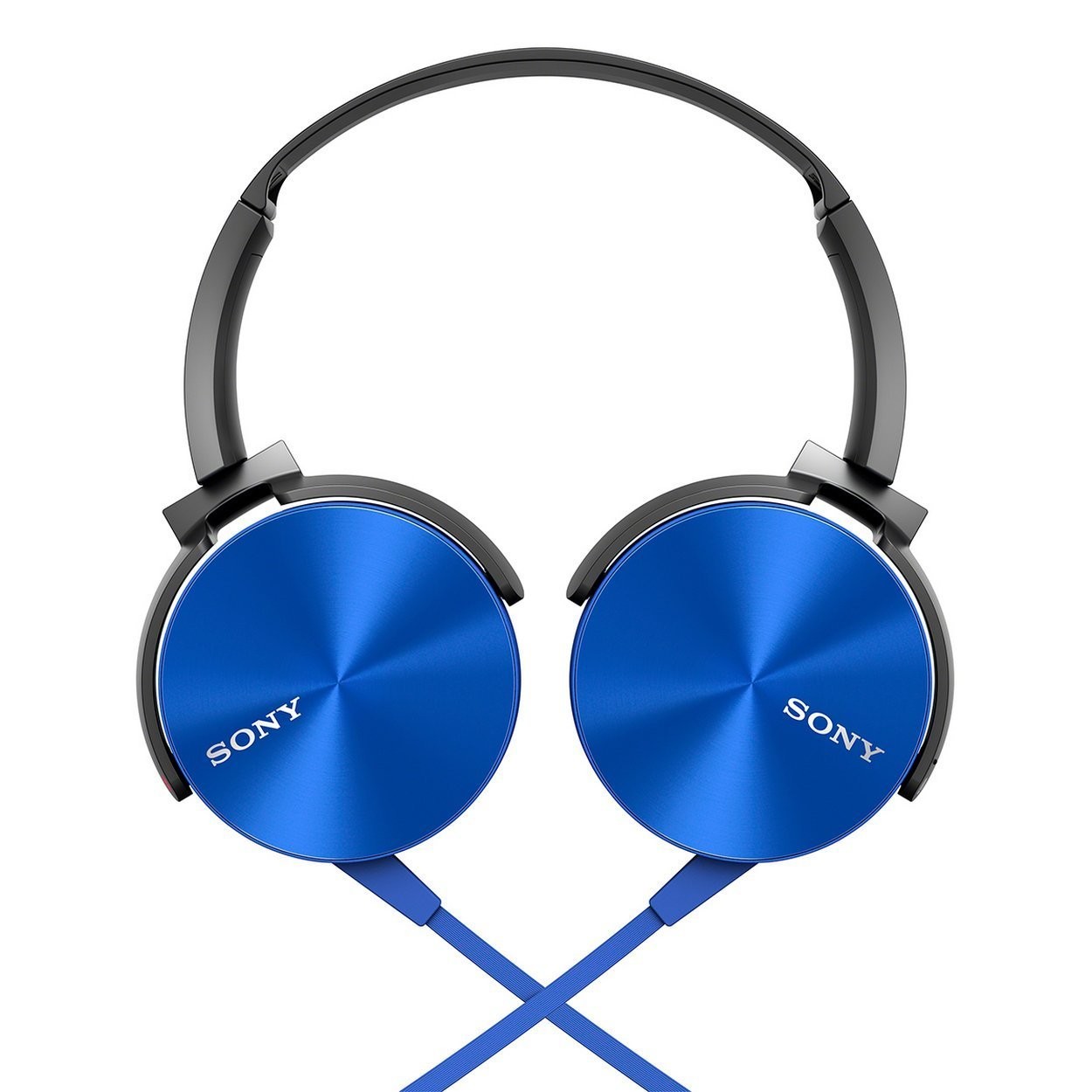 Sony MDR-XB450AP On-Ear Headphones (Blue)