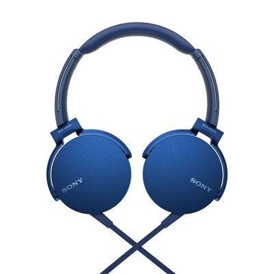 Sony Extra Bass MDR-XB550AP On-Ear Headphones,Blue Sony Extra Bass MDR-XB550AP On-Ear Headphones,Blue