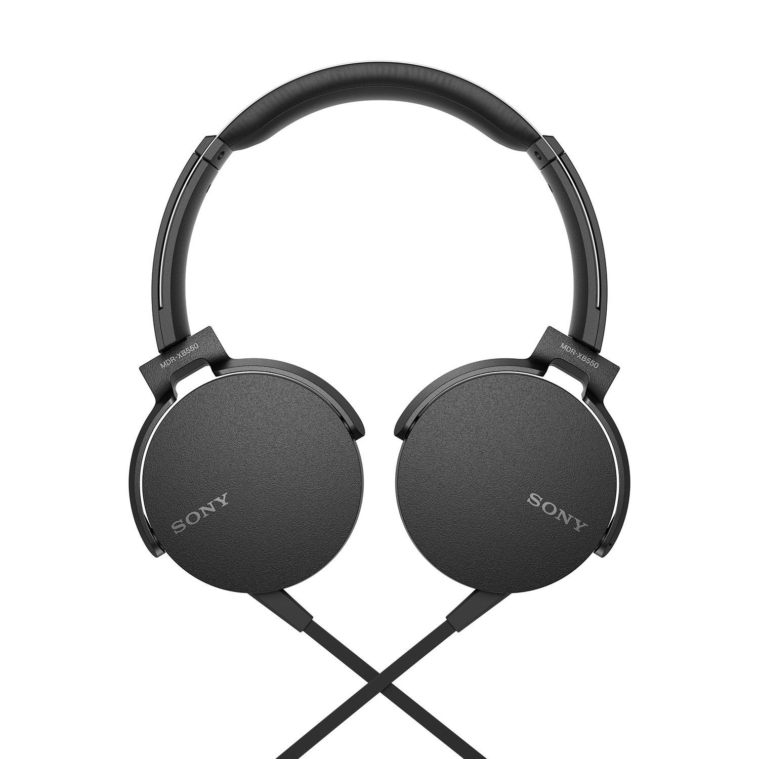 Sony Extra Bass MDR-XB550AP On-Ear Headphones, Black