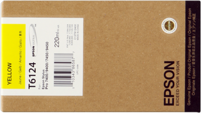 Epson T6124 Ink Cartridge, Yellow