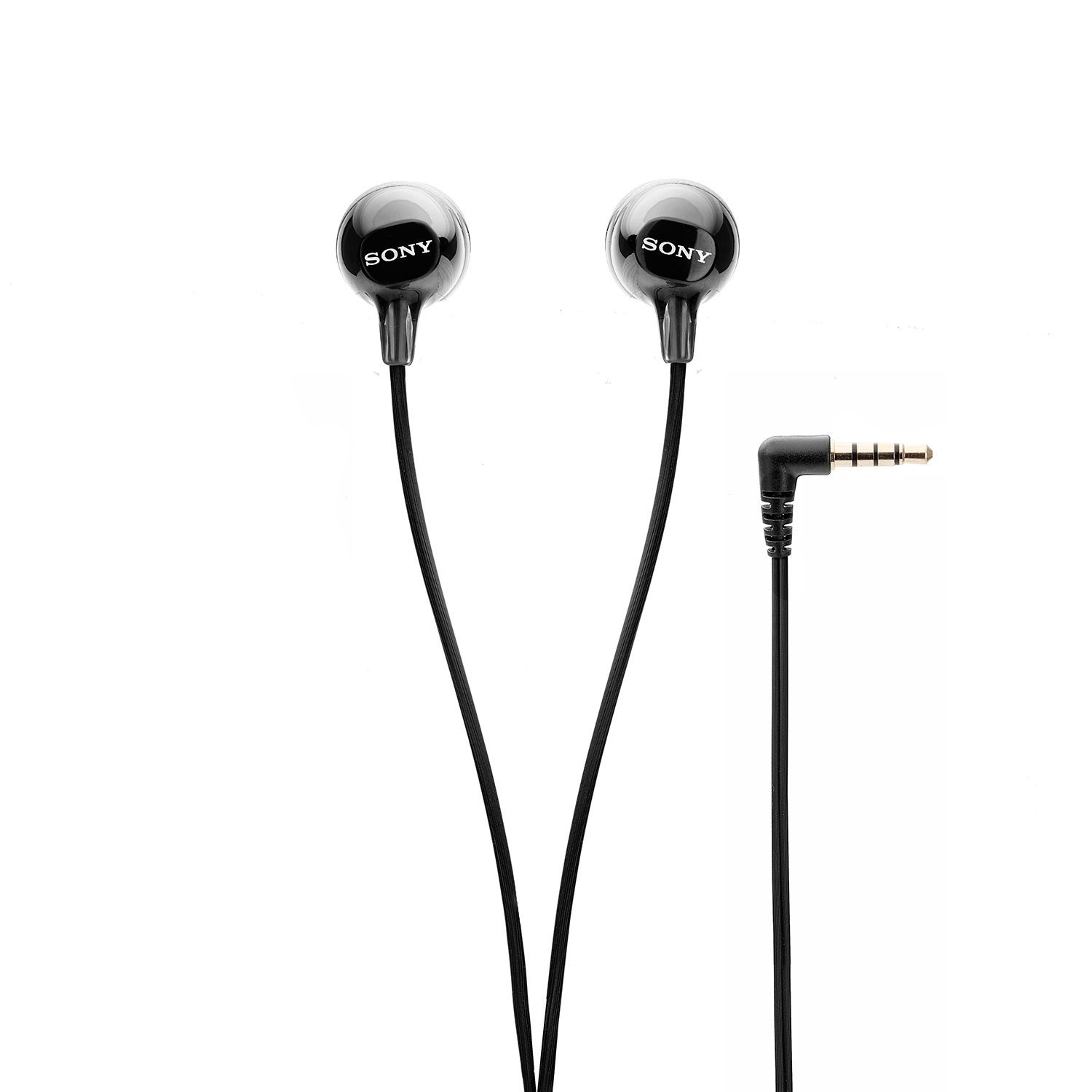 Sony MDR-EX15AP In-Ear Stereo Headphones with Mic, Black Sony MDR-EX15AP In-Ear Stereo Headphones with Mic, Black