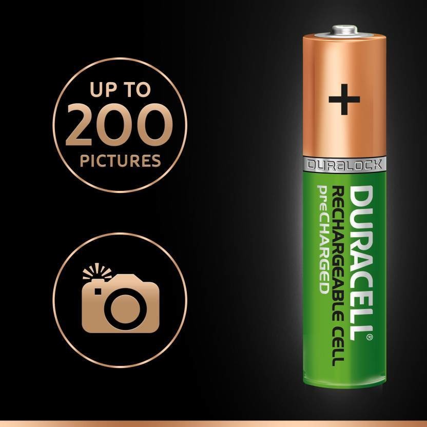 Duracell AAA, 2 Battery, 750mAh, Rechargeable