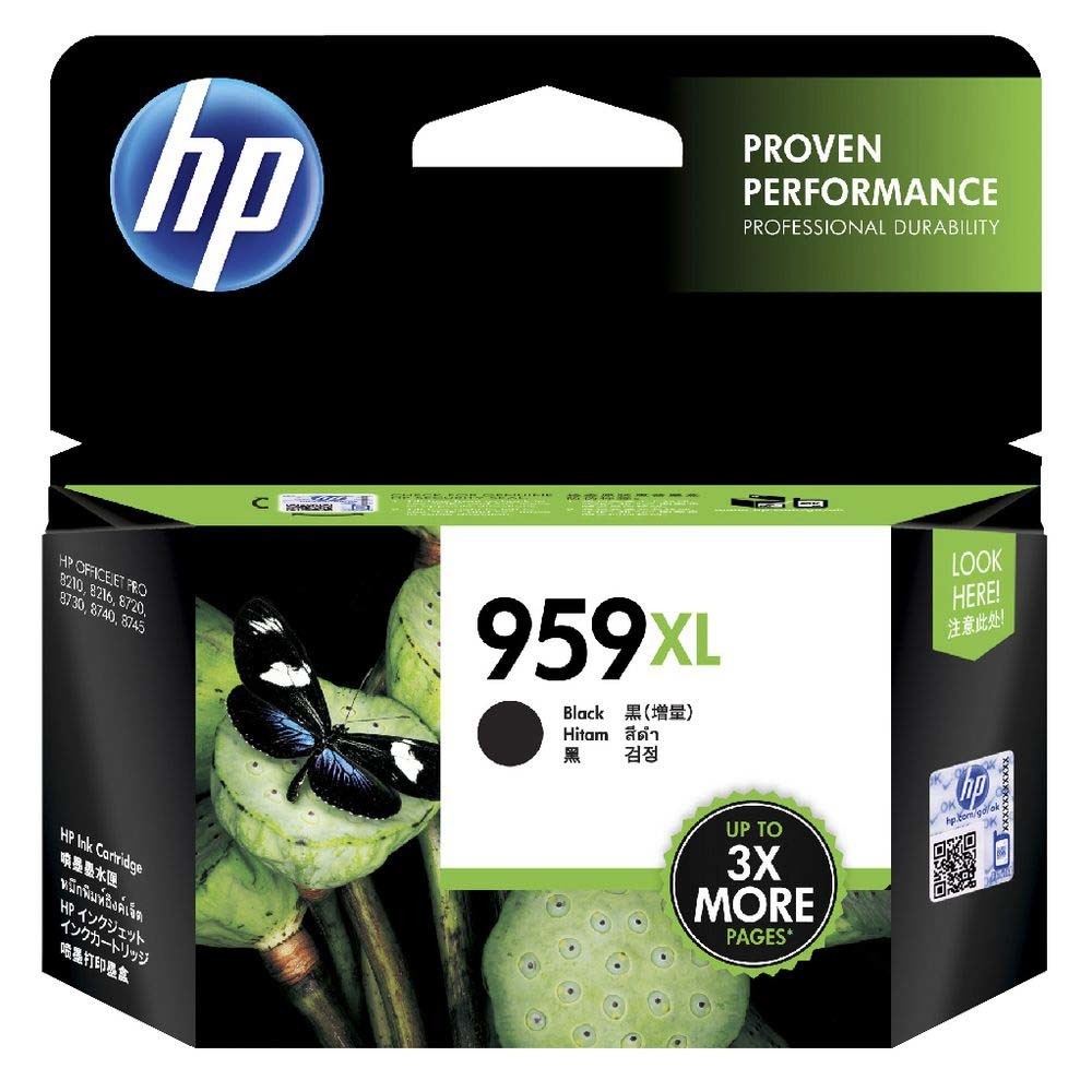 HP Officejet 959XL Black Ink Cartridge (L0R42AA)