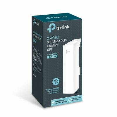 TP-Link CPE210 2.4GHz 300Mbps 9dBi Outdoor