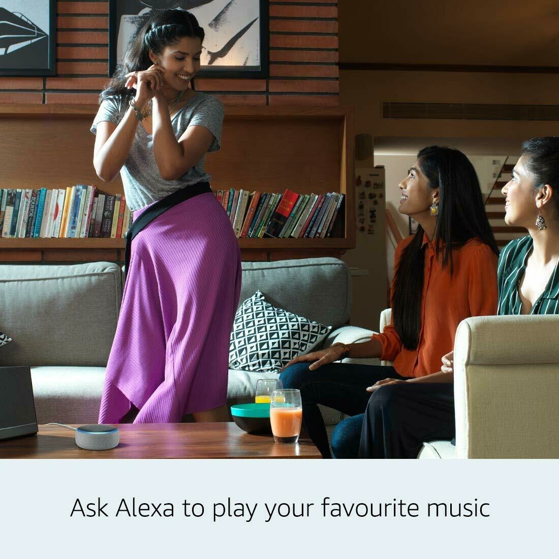 Amazon Echo Dot 3th Gen, Alexa Smart Speaker, Black