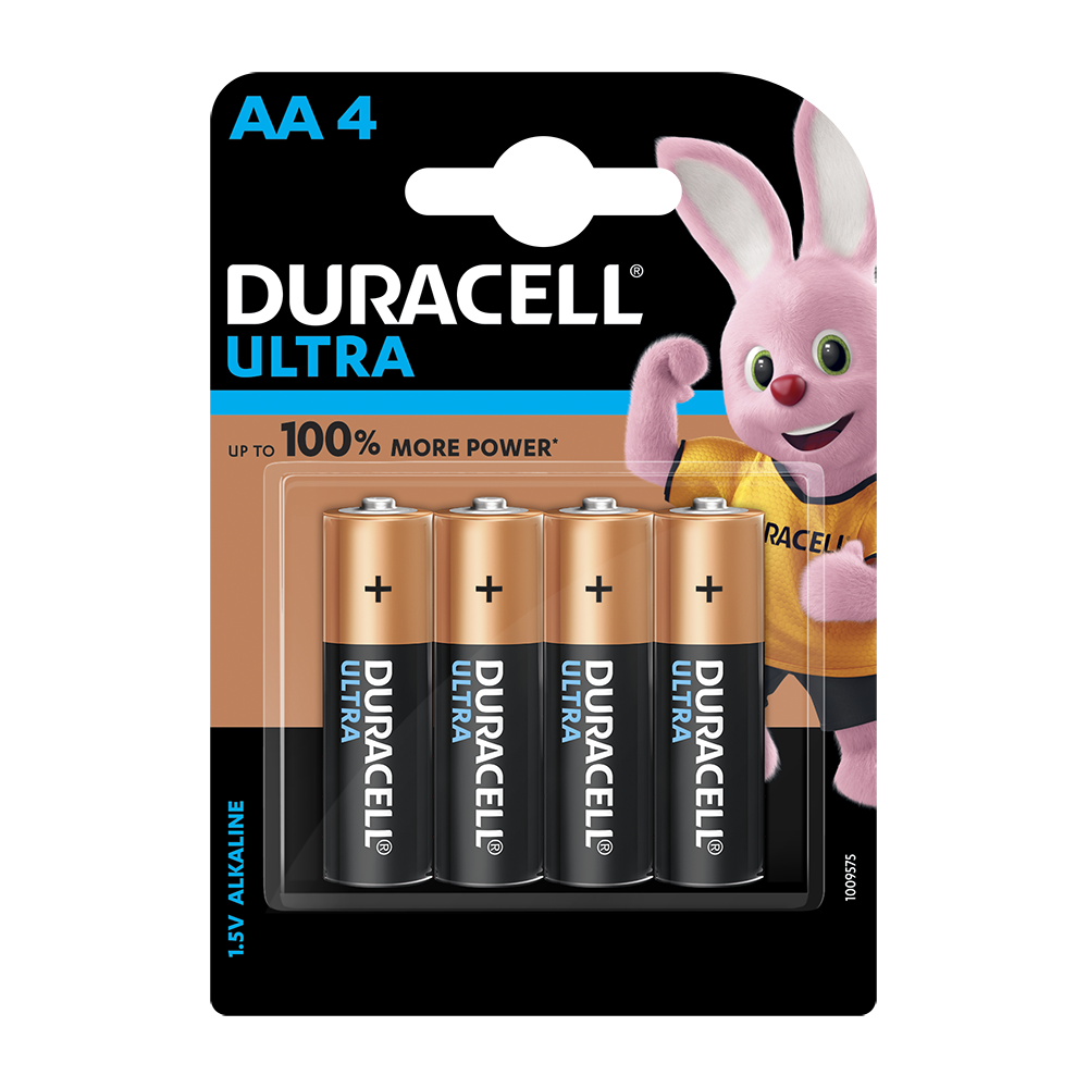 Duracell Ultra AA, 4 Battery