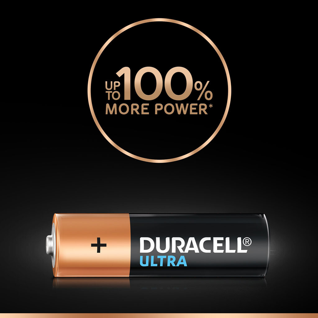 Duracell Ultra AA, 4 Battery Duracell Ultra AA, 4 Battery