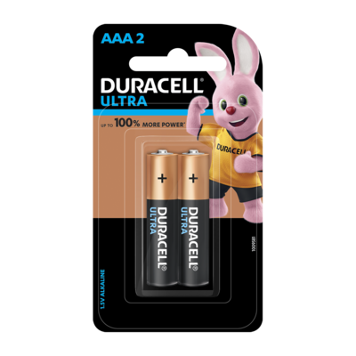 Duracell Ultra AAA, 2 Batteries