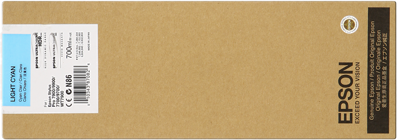 Epson T6365 Ink Cartridge, Light Cyan, 700ml Epson T6365 Ink Cartridge, Light Cyan, 700ml