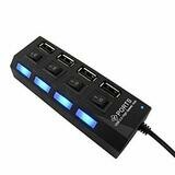 4-Port USB 3.0 High Speed Hub with Switch