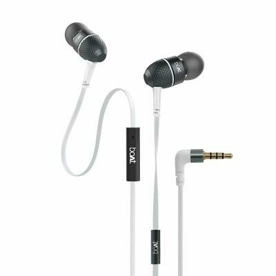 boAt Bassheads 228 Earphones, Frosty White boAt Bassheads 228 Earphones, Frosty White