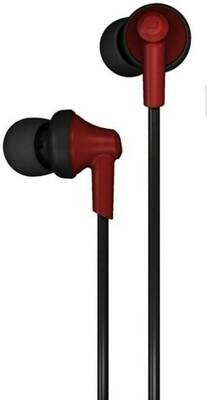 Sound One 616-R Wired Headset with Mic Red, In the Ear