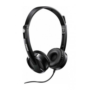 Rapoo H120 Wired USB Stereo Headset Black