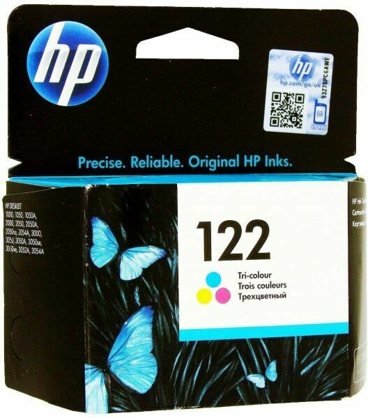 HP 122 Tri-color Ink Cartridge