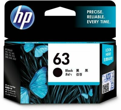 HP 63 Black Ink Cartridge