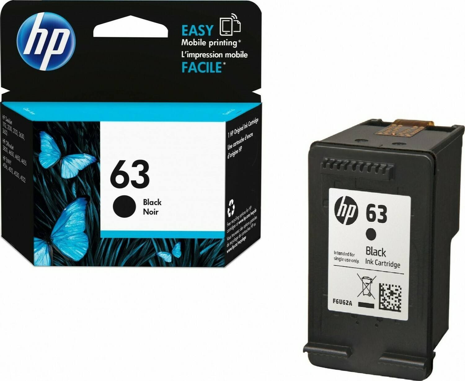 HP 63 Black Ink Cartridge