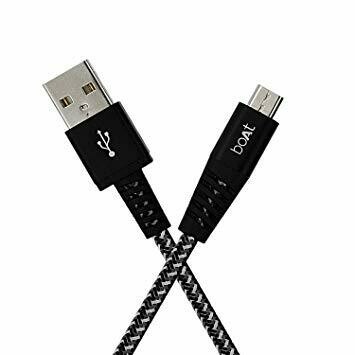 boAt Rugged v3 Micro USB Cable Black boAt Rugged v3 Micro USB Cable Black