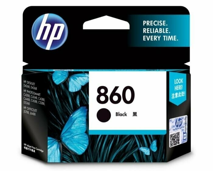 HP 860 Ink Cartridge, Black