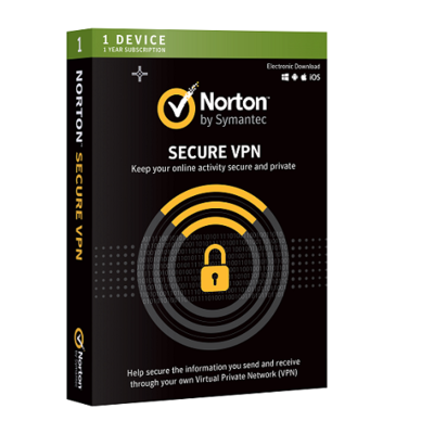 Norton Wi-Fi Privacy, VPN, 1 Device, 12 Months