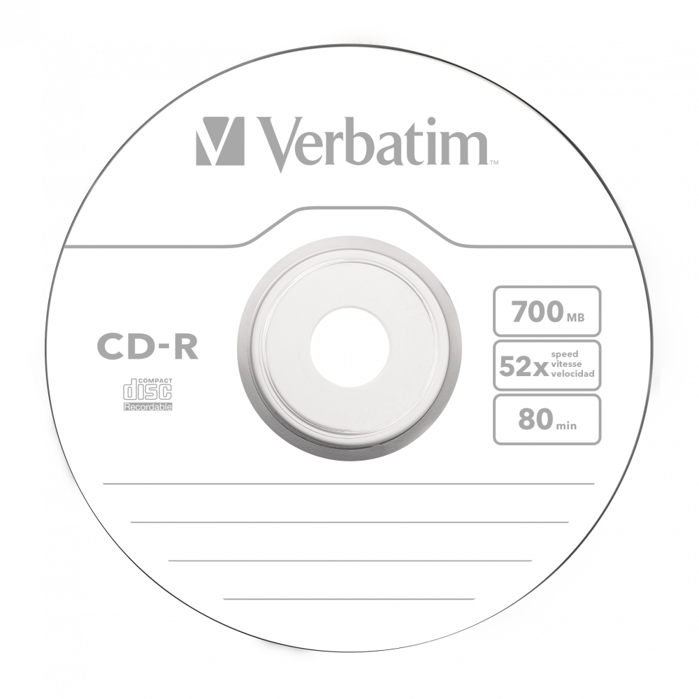 Verbatim CD-R Extra Protection, Pack of 50-disk Verbatim CD-R Extra Protection, Pack of 50-disk