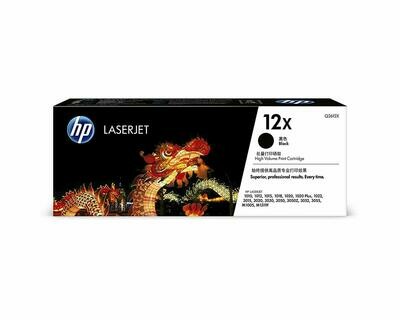 HP 12X High Yield Black Toner Cartridge