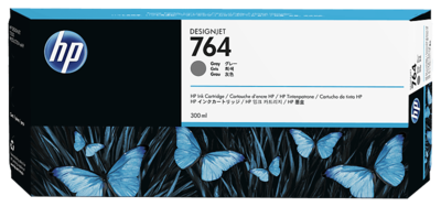 HP DesignJet 764 / 764B Gray Ink Cartridge, 300ml